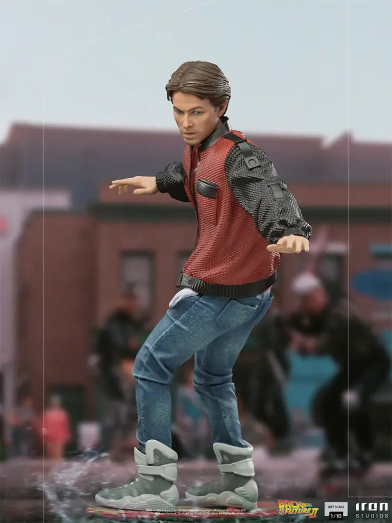 Marty McFly (On Hoverboard) 1/10 Art Scale Statue - GeekLoveph
