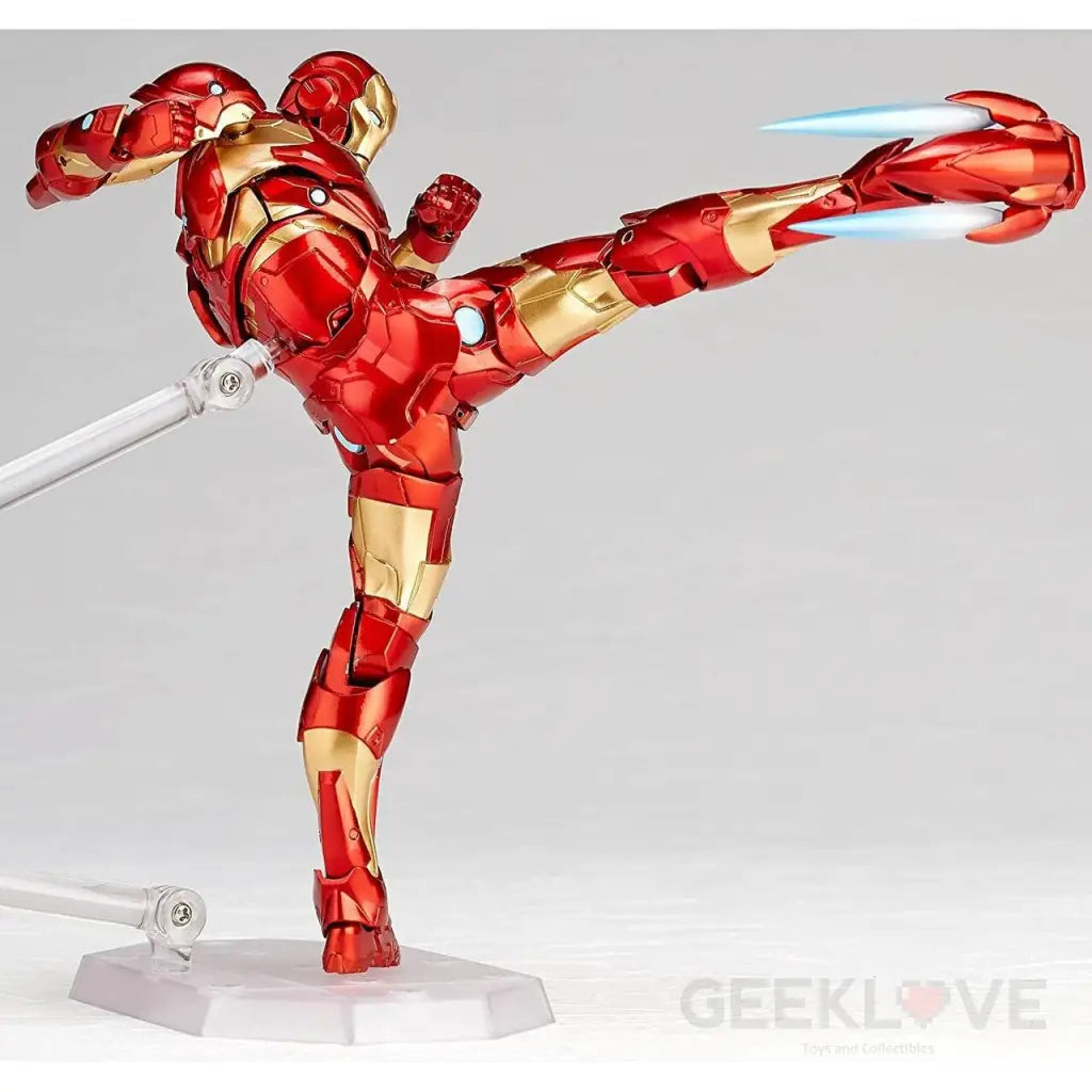 Marvel Amazing Yamaguchi Revoltech No.013 Iron Man Bleeding Edge Armor Reissue Preorder