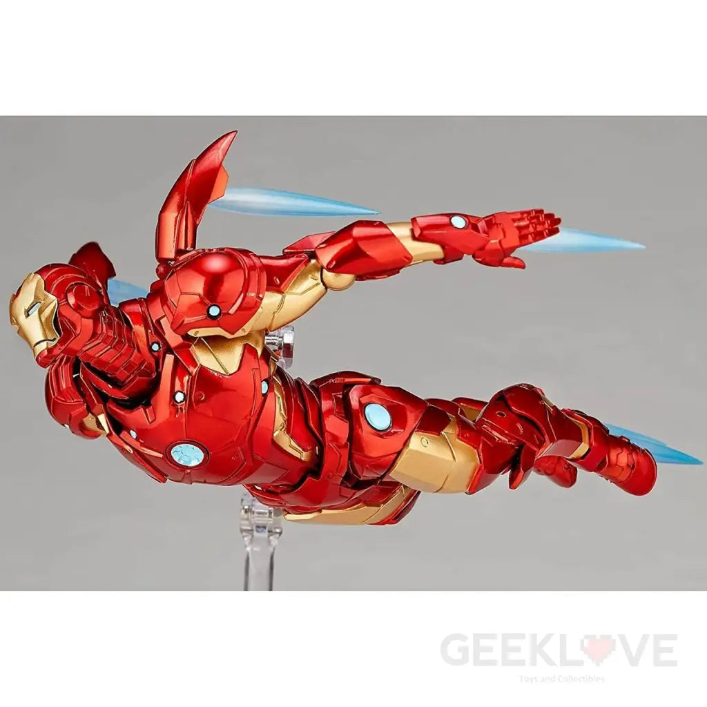 Marvel Amazing Yamaguchi Revoltech No.013 Iron Man Bleeding Edge Armor Reissue Preorder