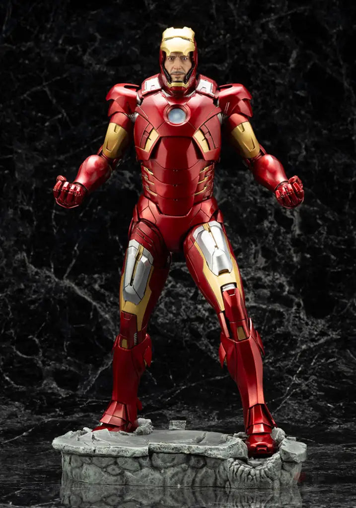 Marvel Avengers Movie Iron Man Mark 7 ARTFX Statue - GeekLoveph