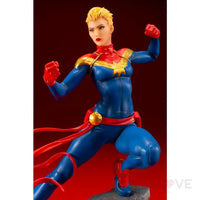 MARVEL COMICS AVENGERS SERIES CAPTAIN MARVEL ARTFX+ STATUE - GeekLoveph