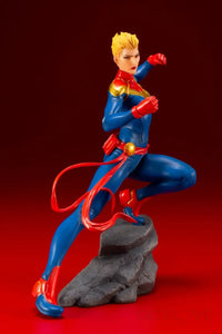 MARVEL COMICS AVENGERS SERIES CAPTAIN MARVEL ARTFX+ STATUE - GeekLoveph