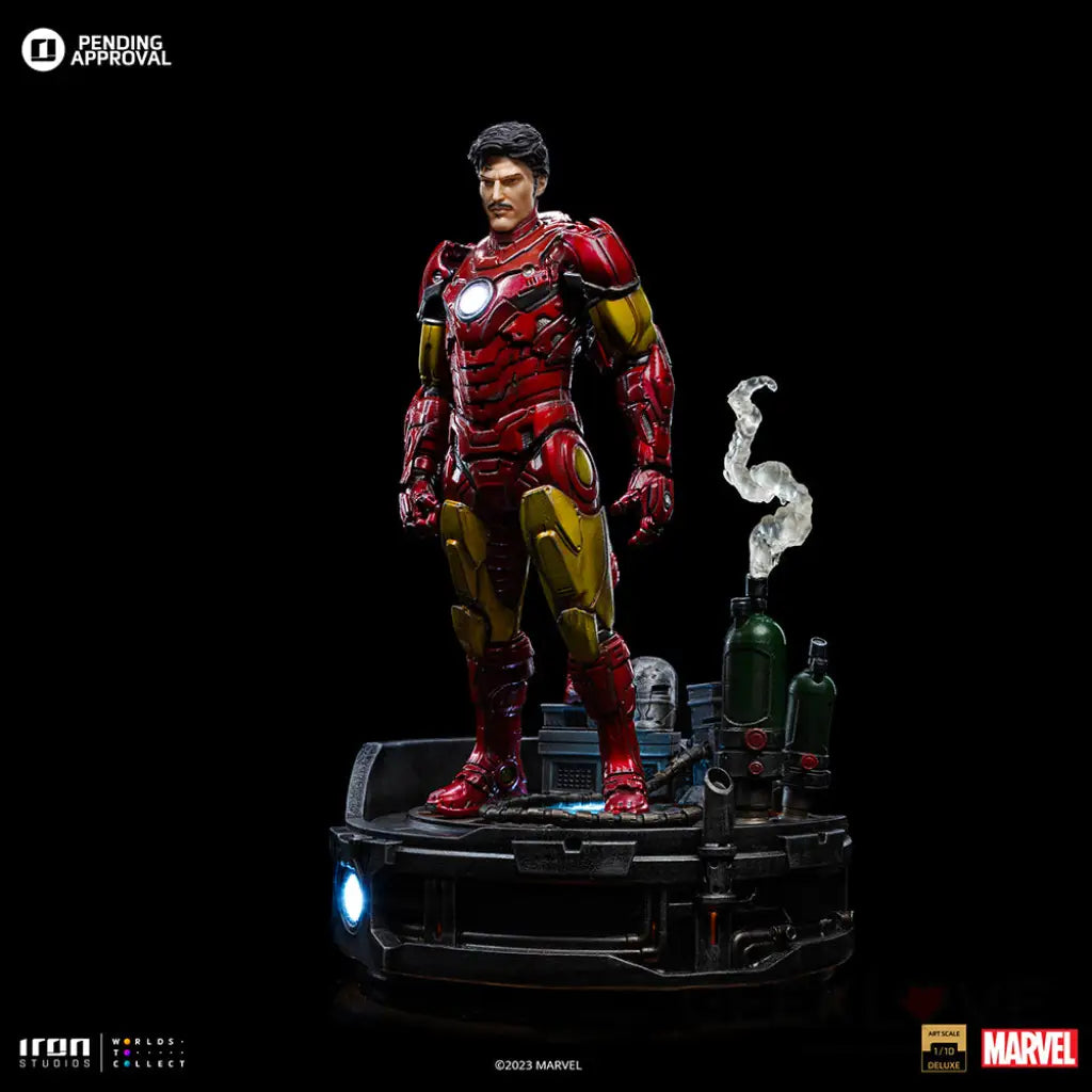 Marvel Comics - Iron Man Unleashed Deluxe 1/10 Art Scale Statue Figure