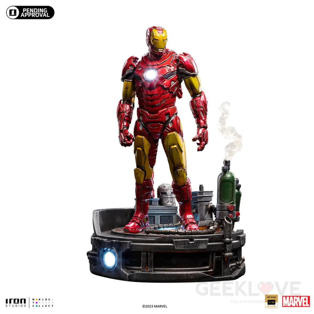 Marvel Comics - Iron Man Unleashed Deluxe 1/10 Art Scale Statue Figure