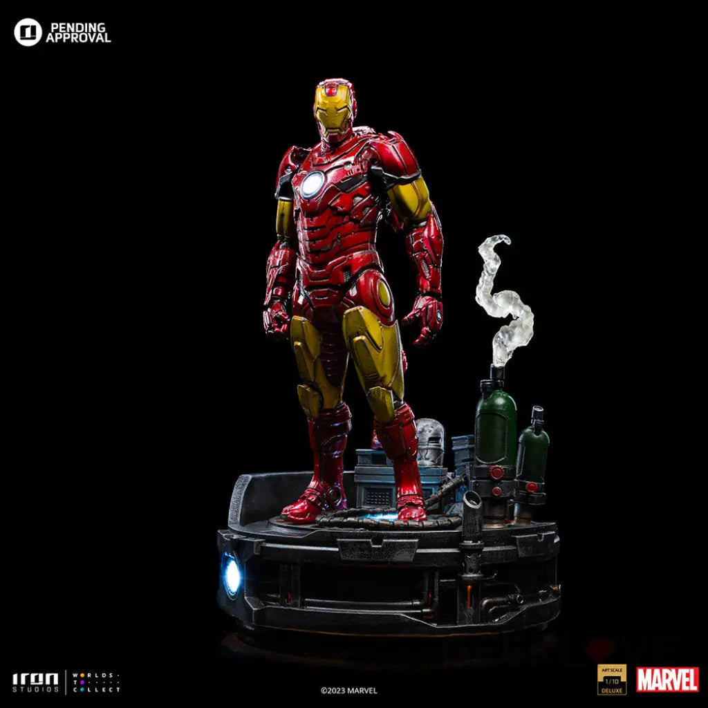 Marvel Comics - Iron Man Unleashed Deluxe 1/10 Art Scale Statue Figure