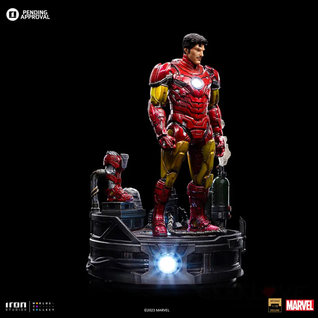 Marvel Comics - Iron Man Unleashed Deluxe 1/10 Art Scale Statue Figure