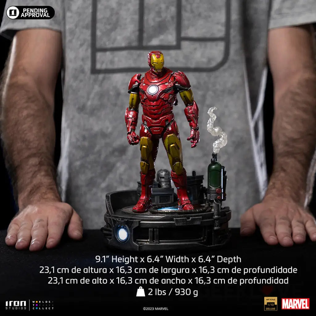 Marvel Comics - Iron Man Unleashed Deluxe 1/10 Art Scale Statue Figure