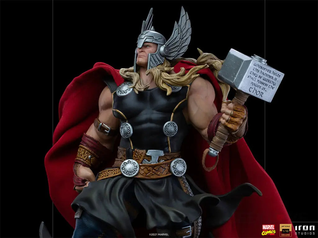 Marvel Comics Thor Unleashed Deluxe - Art Scale 1/10 Statue - GeekLoveph
