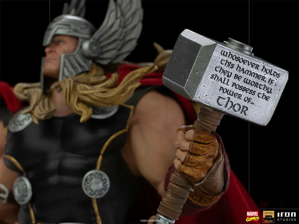 Marvel Comics Thor Unleashed Deluxe - Art Scale 1/10 Statue - GeekLoveph