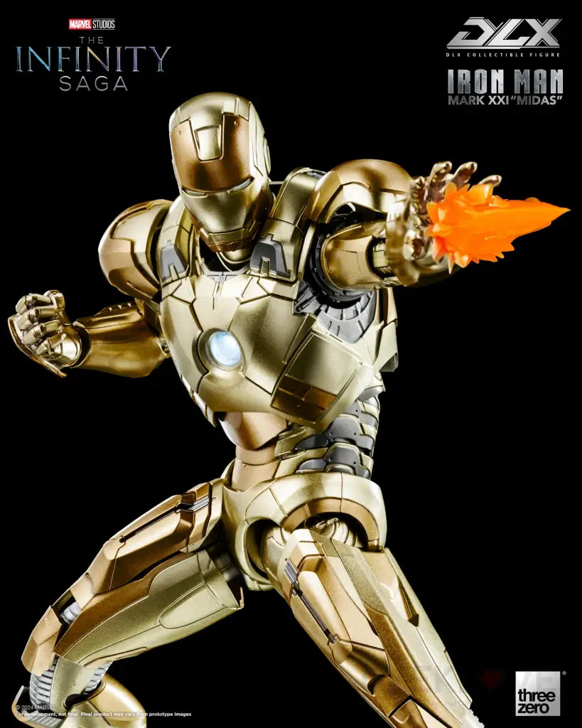 Marvel Studios: The Infinity Saga - Dlx Iron Man Mark 21 “Midas” Action Figure