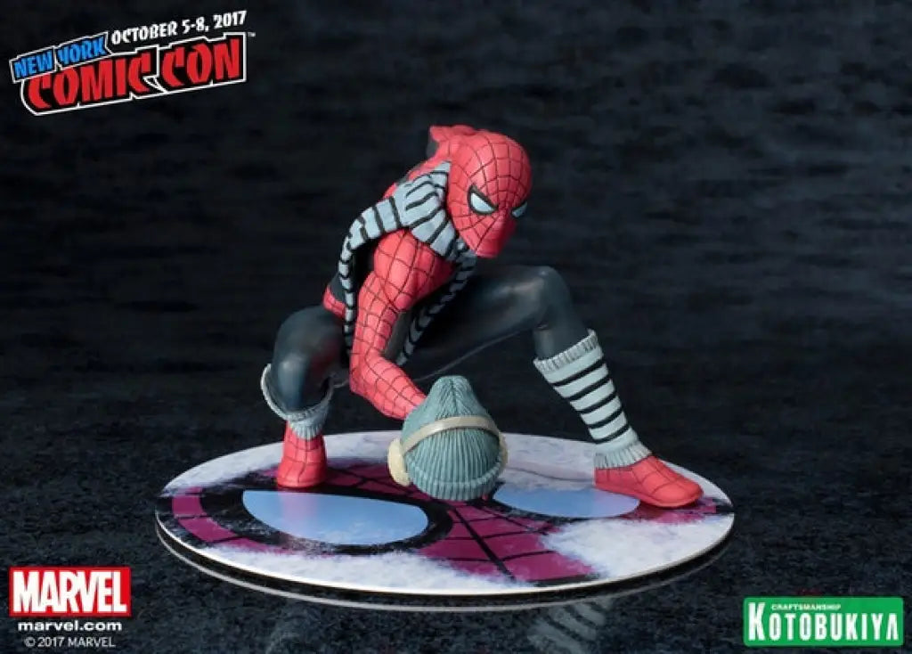 Marvel Universe Spider-Man New York Comic-Con Exclusive Artfx + Statue - GeekLoveph