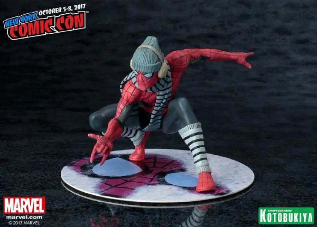 Marvel Universe Spider-Man New York Comic-Con Exclusive Artfx + Statue - GeekLoveph