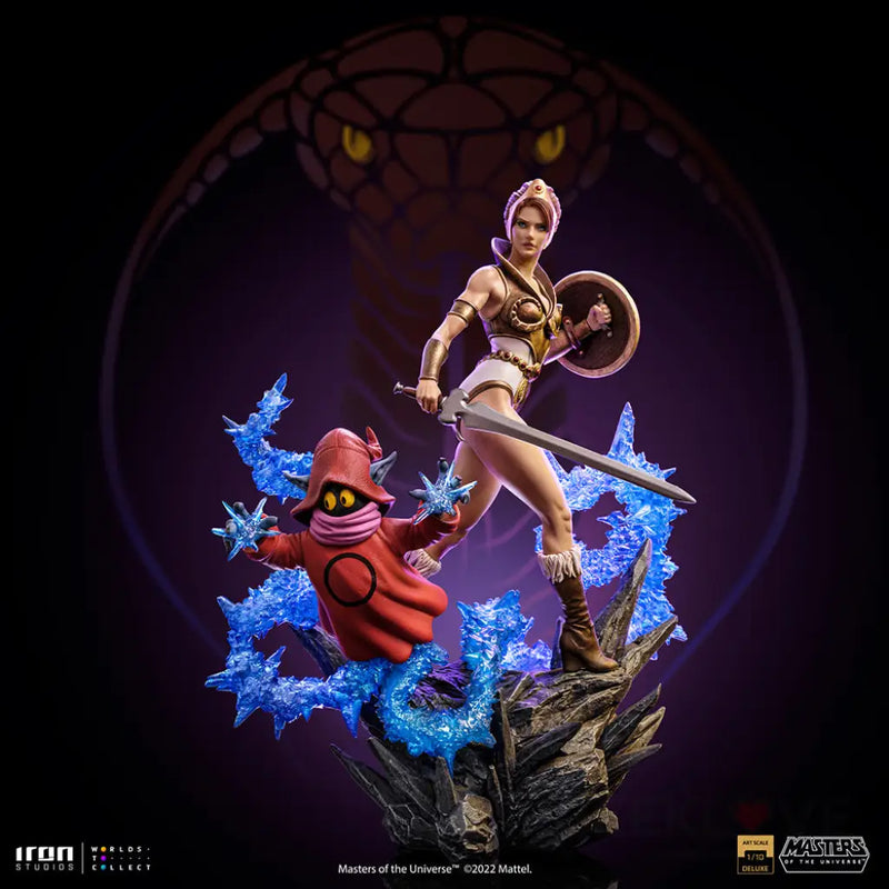 Masters of the Universe Teela and Orko Deluxe 1/10 Art Scale Statue
