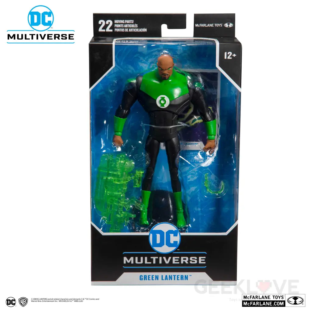 McFarlane Toys: DC Animated Wave 1 Justice League Animated Series John Stewart Green Lantern 7-Inch Action Figure - GeekLoveph