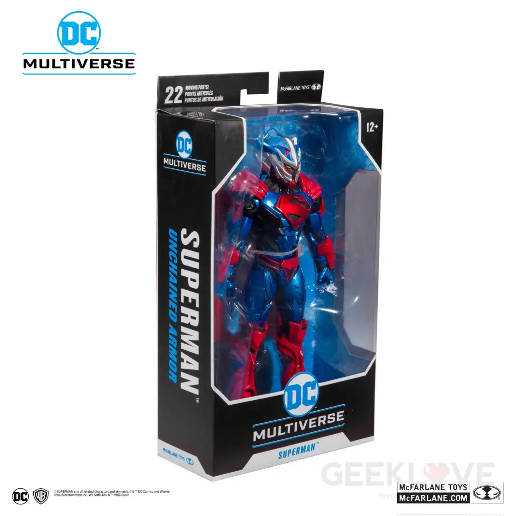 McFarlane Toys: DC Armored Wave 1 Superman Unchained Armor 7-Inch Action Figure - GeekLoveph