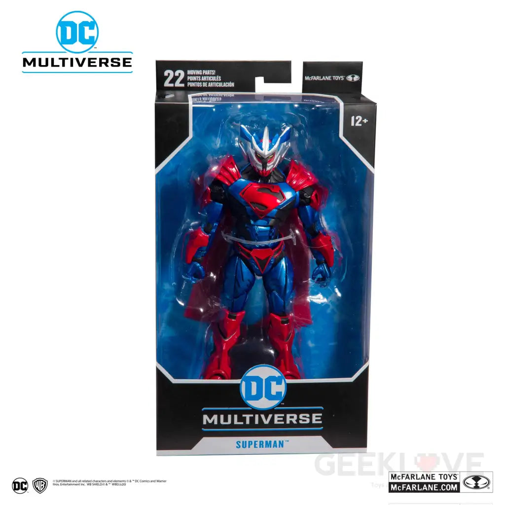 McFarlane Toys: DC Armored Wave 1 Superman Unchained Armor 7-Inch Action Figure - GeekLoveph