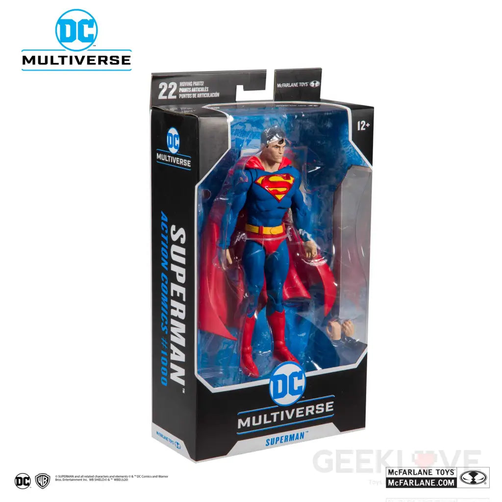 McFarlane Toys: DC Batman Superman Wave 1 Modern Superman 7-Inch Action Figure - GeekLoveph