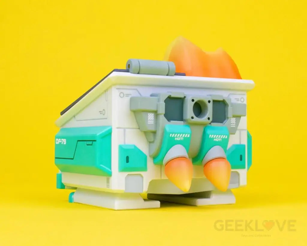 Mecha Dumpster Fire Vinyl Figure Df-079 Art Toy