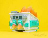 Mecha Dumpster Fire Vinyl Figure Df-079 Art Toy