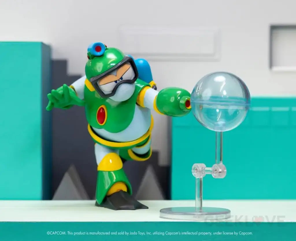 Mega Man Bubble Man Deluxe 1/12 Scale Action Figure Action Figure