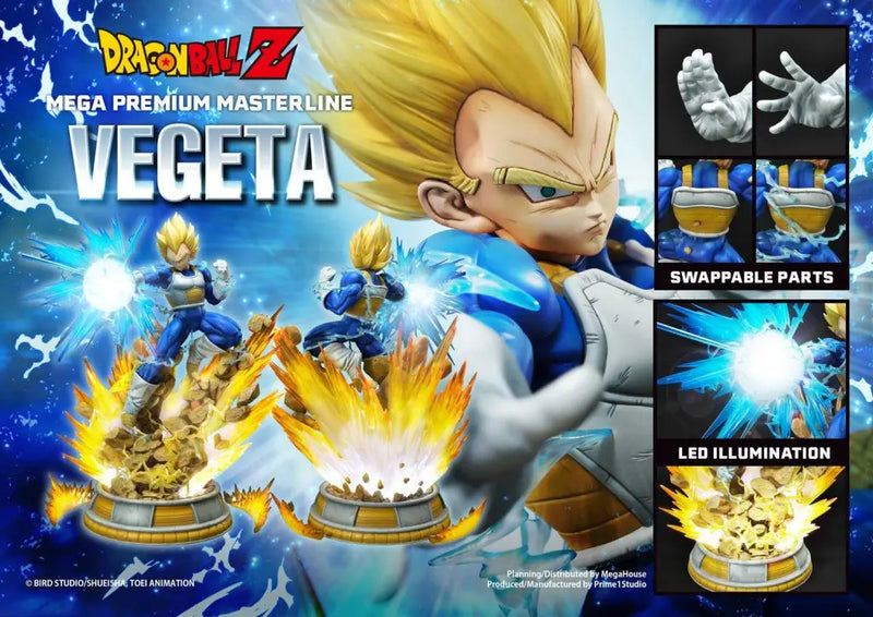Mega Premium Masterline Dragon Ball Z Super Saiyan Vegeta Bonus Version