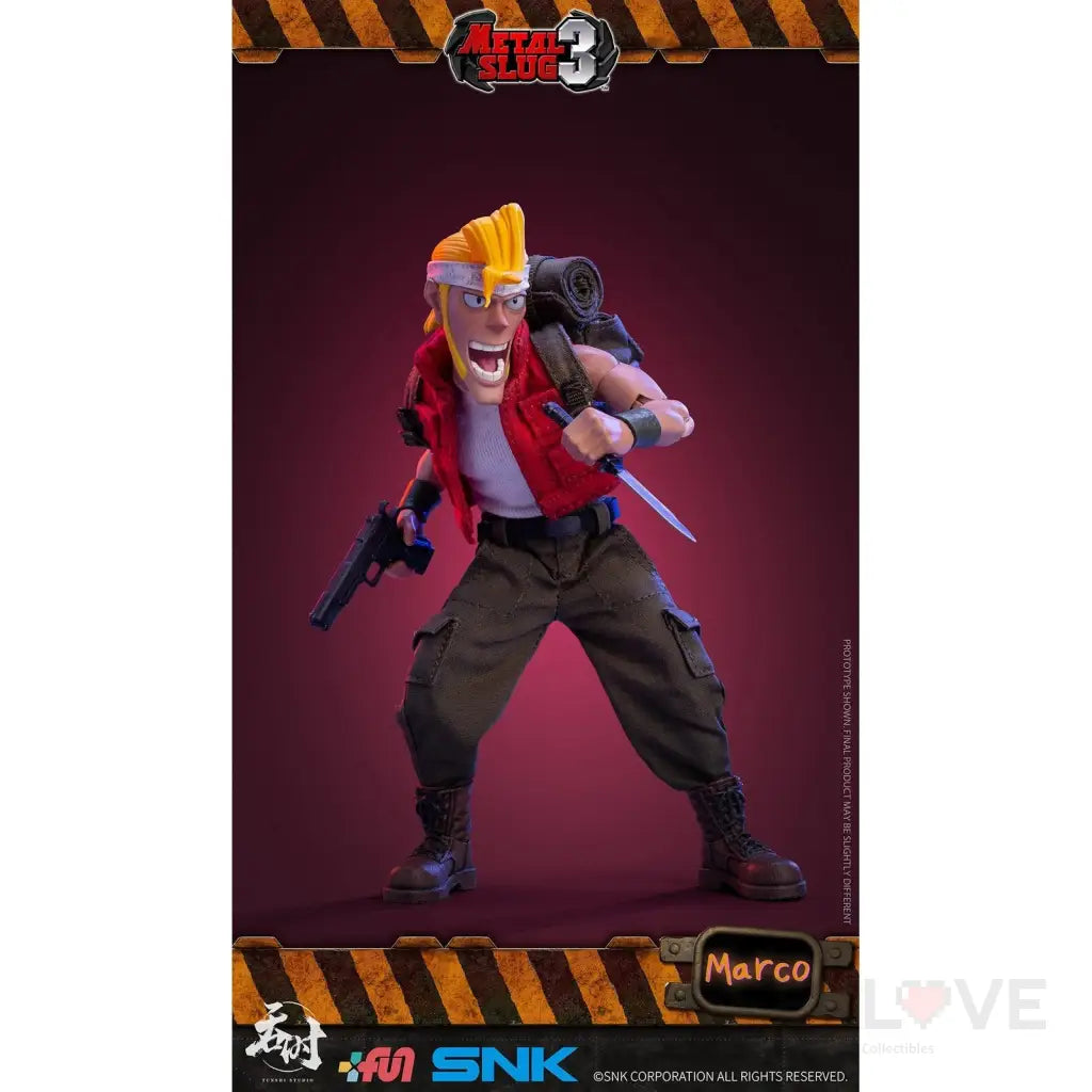Metal Slug 3 Marco Rossi 1/12 Scale Figure - GeekLoveph