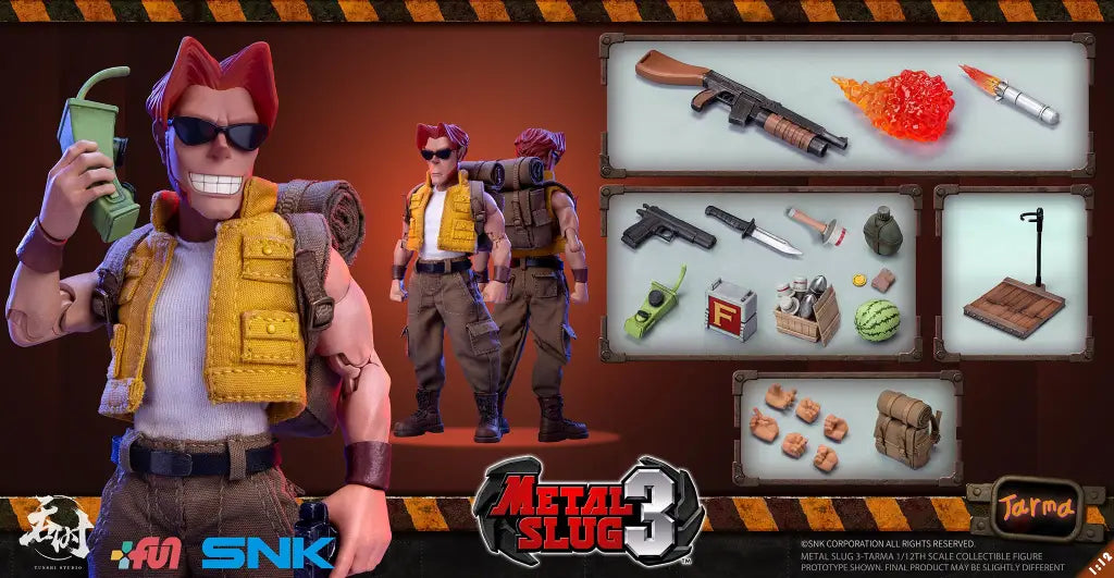 Metal Slug 3 Tarma Roving 1/12 Scale Figure - GeekLoveph