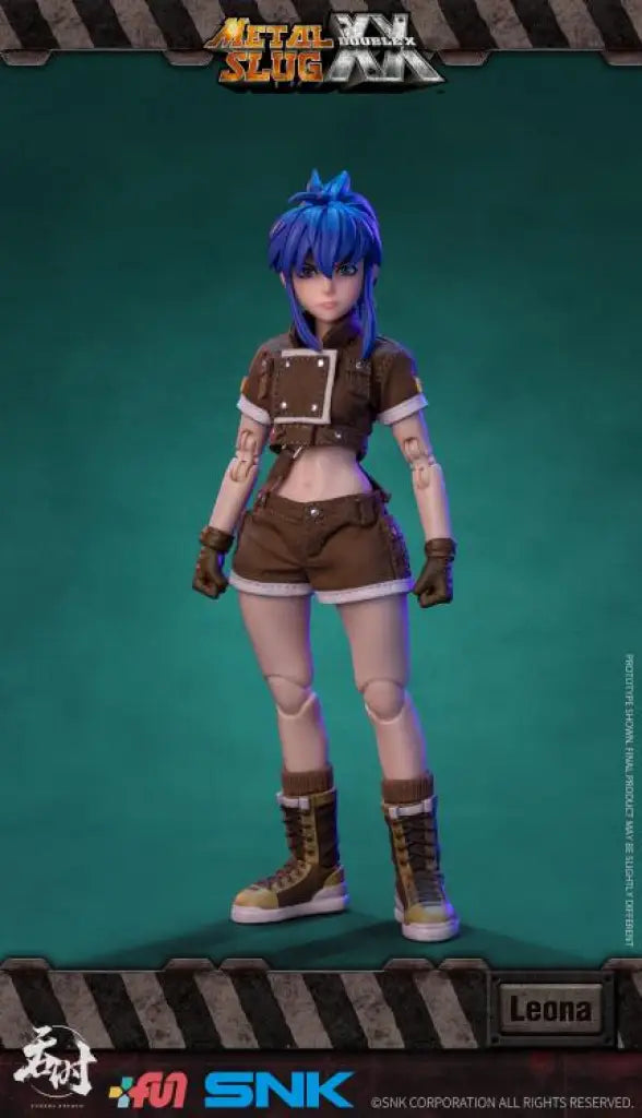 Metal Slug Snk Leona Heidern 1/12 Action Figure