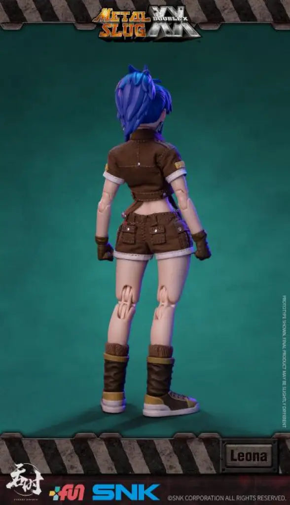 Metal Slug Snk Leona Heidern 1/12 Action Figure