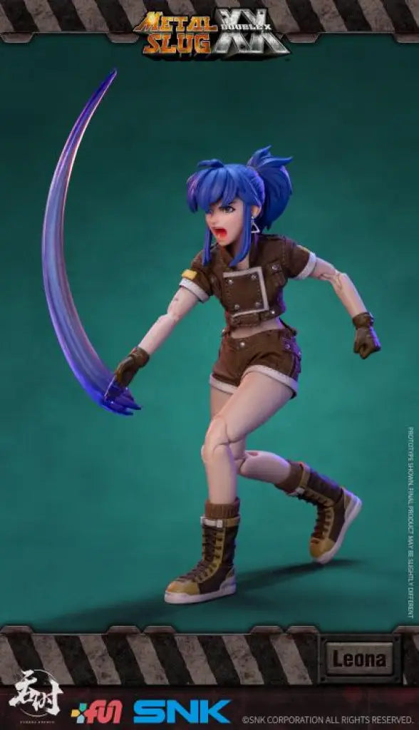 Metal Slug Snk Leona Heidern 1/12 Action Figure