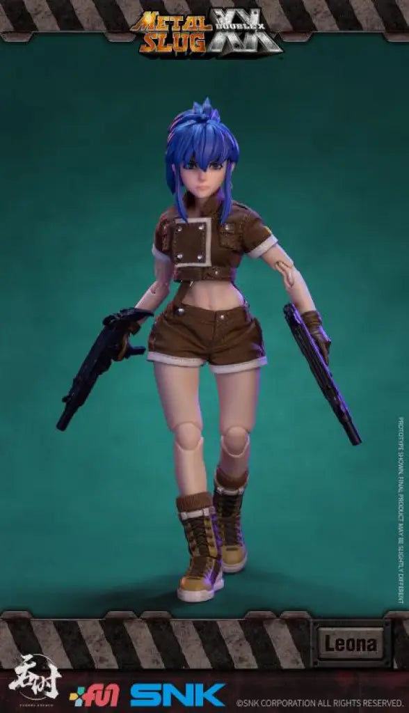 Metal Slug Snk Leona Heidern 1/12 Action Figure