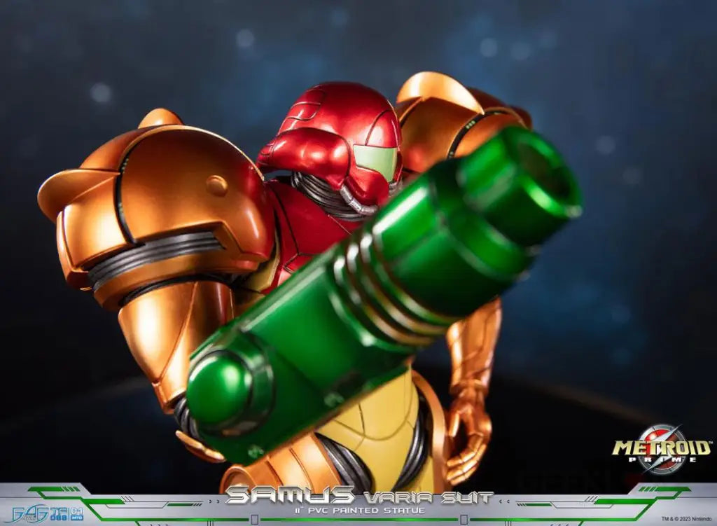 Metroid Prime Samus Varia Suit Pvc Statue