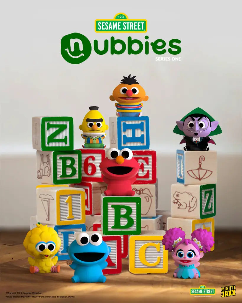 Mighty Jaxx Nubbies Sesame Street - GeekLoveph