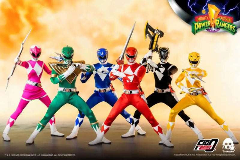 Mighty Morphin Power Rangers Core Rangers & Green Ranger 1/6 Scale Figure 6-Pack