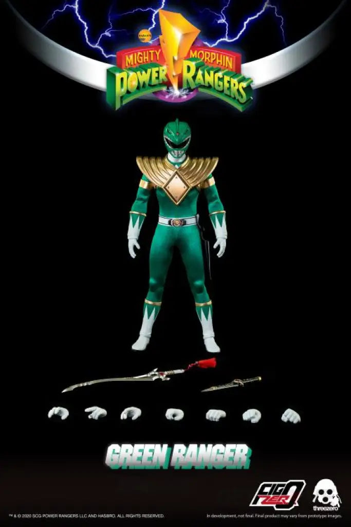 Mighty Morphin Power Rangers Green Ranger 1/6 Scale Figure - GeekLoveph