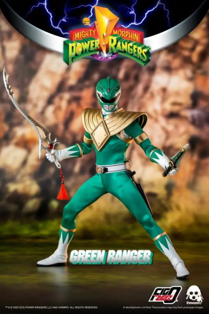 Mighty Morphin Power Rangers Green Ranger 1/6 Scale Figure - GeekLoveph