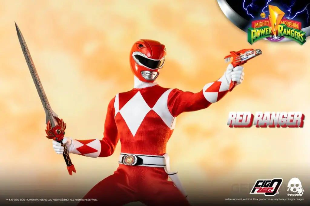 Mighty Morphin Power Rangers Red Ranger 1/6 Scale Figure - GeekLoveph
