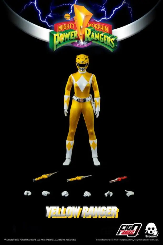Mighty Morphin Power Rangers Yellow Ranger 1/6 Scale Figure - GeekLoveph