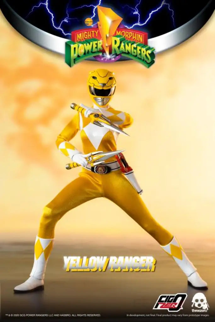 Mighty Morphin Power Rangers Yellow Ranger 1/6 Scale Figure - GeekLoveph