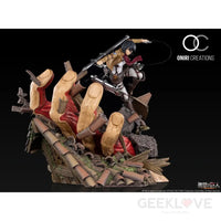 Mikasa VS The Armored Titan 1/6 Scale Statue - GeekLoveph