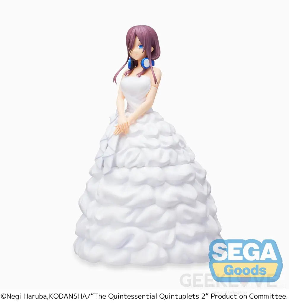Miku Nakano Wedding Dress Ver. Super Premium Figure Pre Order