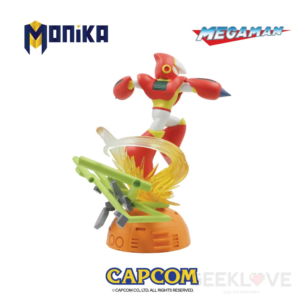 Monika Toys Megaman - Crash Man Statue - GeekLoveph