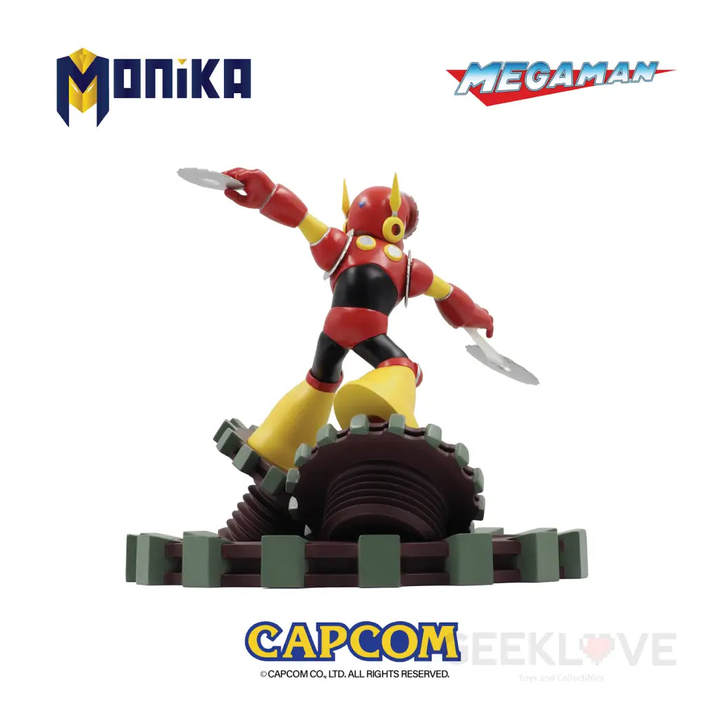 Monika Toys Megaman - Metal Man Statue - GeekLoveph