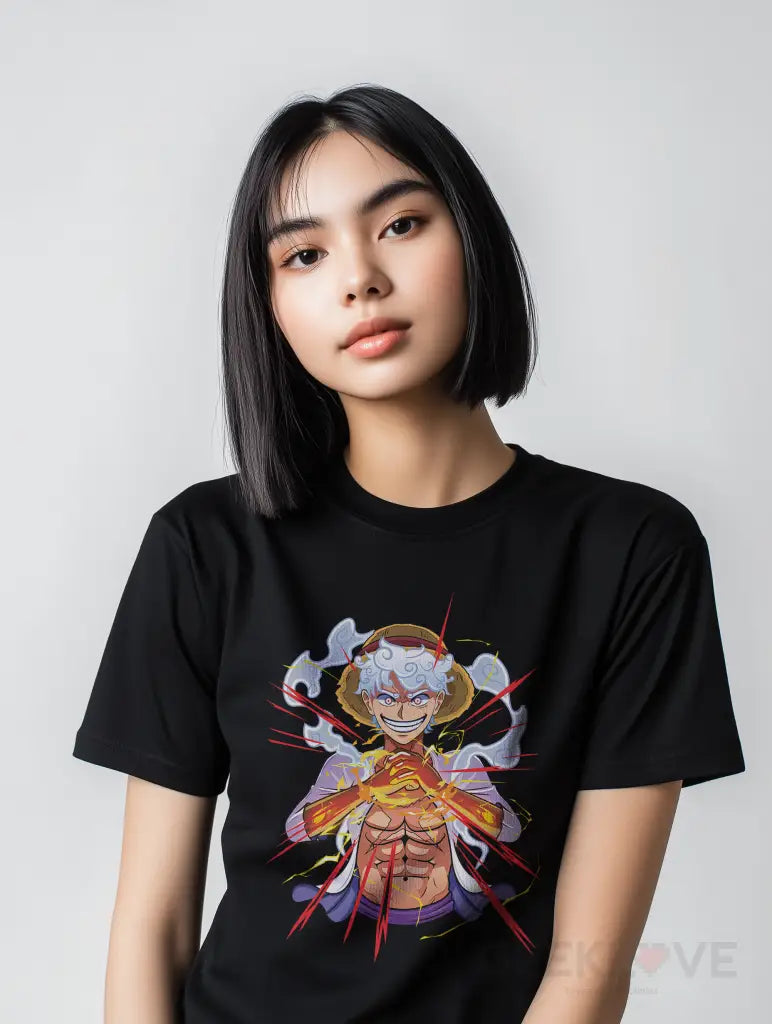 Monkey D. Luffy Red Premium Graphic Tee Apparel