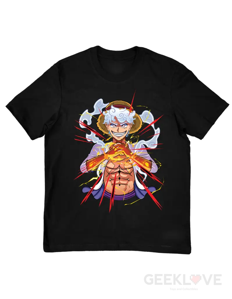 Monkey D. Luffy Red Premium Graphic Tee Xs / Black Apparel