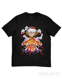 Monkey D. Luffy Red Premium Graphic Tee Xs / Black Apparel