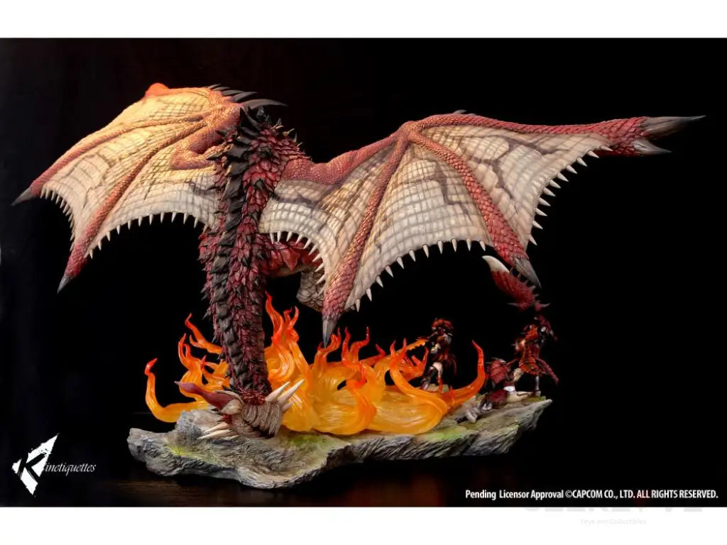 Monster Hunter Rathalos - Fiery Bundle 1/10 Scale Diorama - GeekLoveph