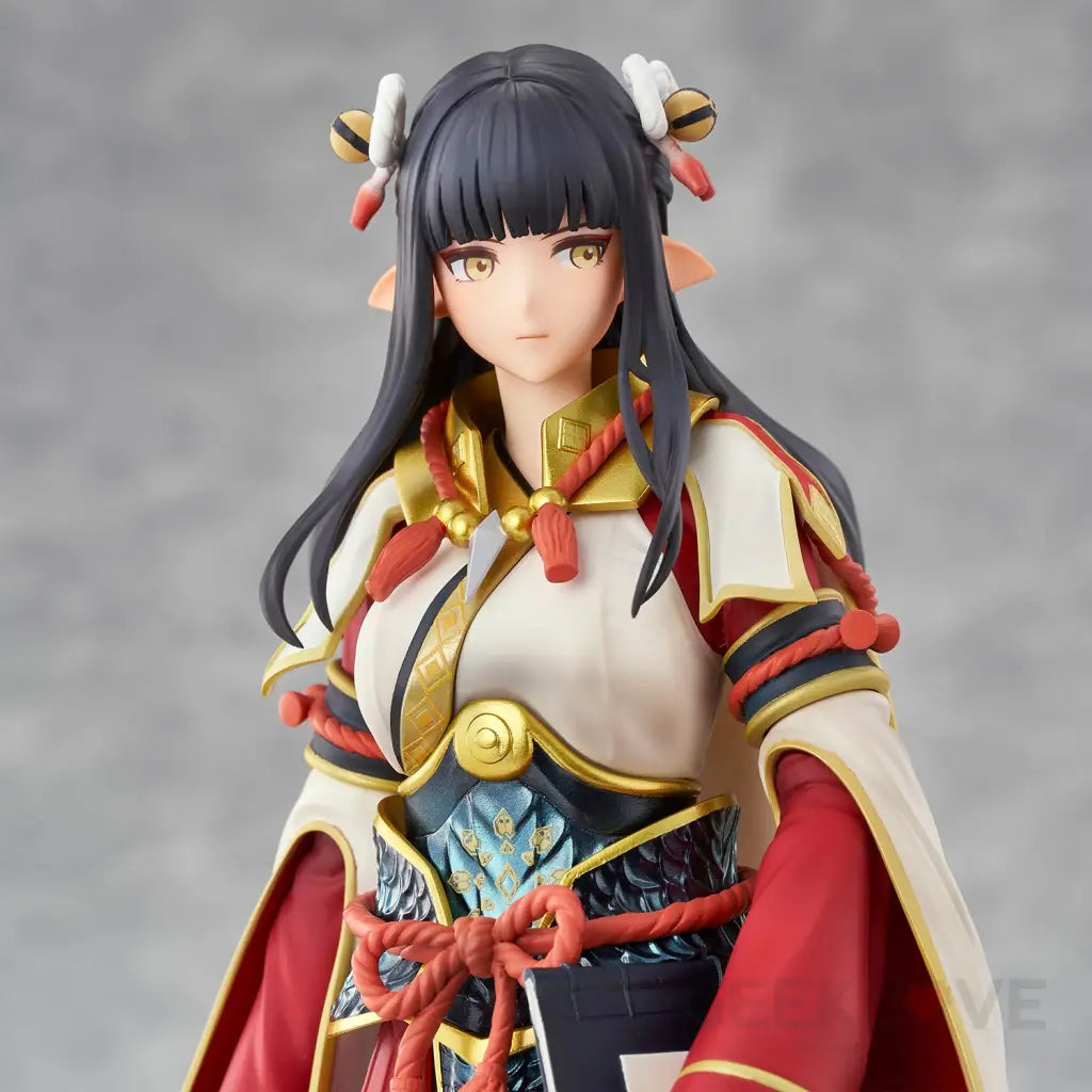 Monster Hunter Rise: Minoto The Hub Maiden Statue