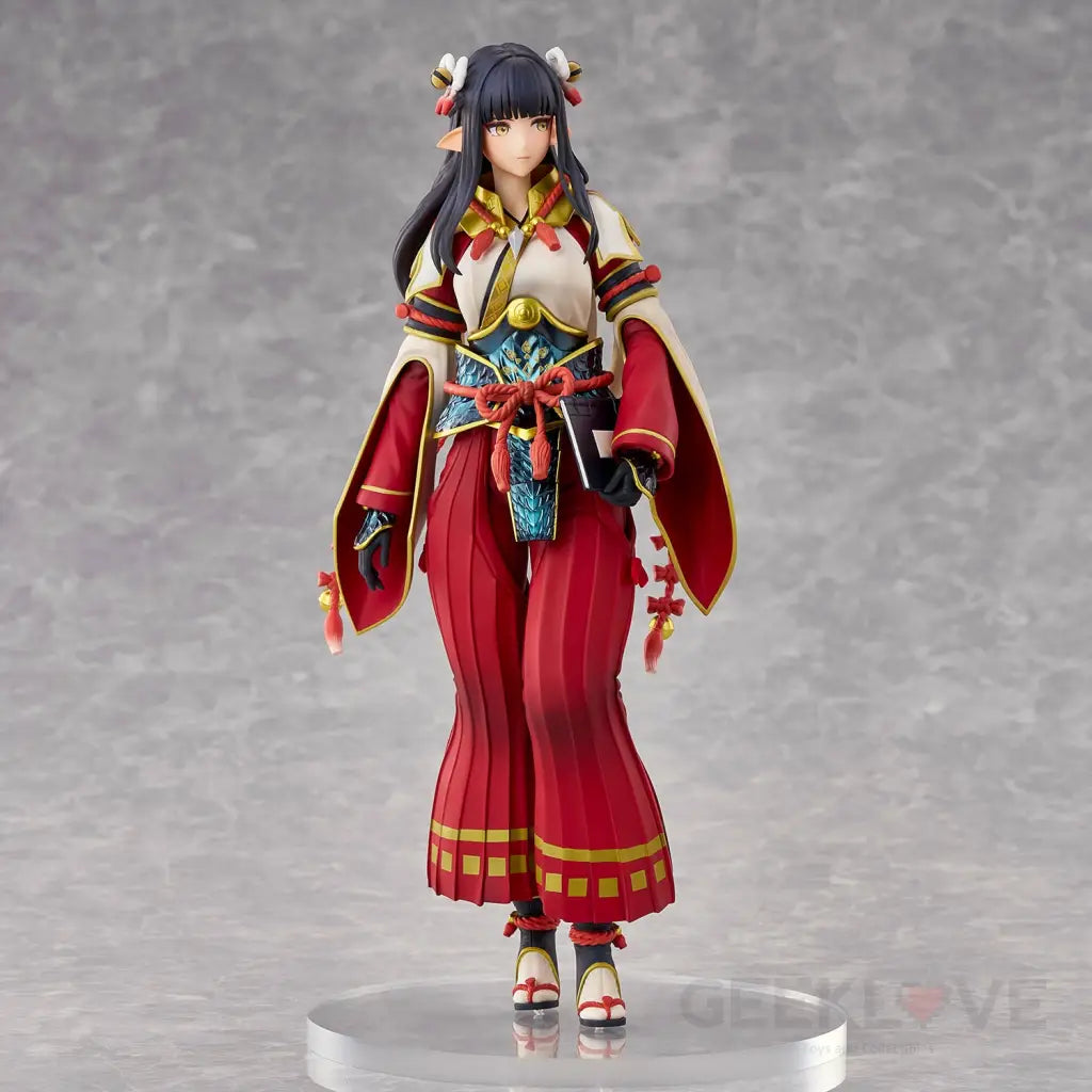 Monster Hunter Rise: Minoto The Hub Maiden Statue