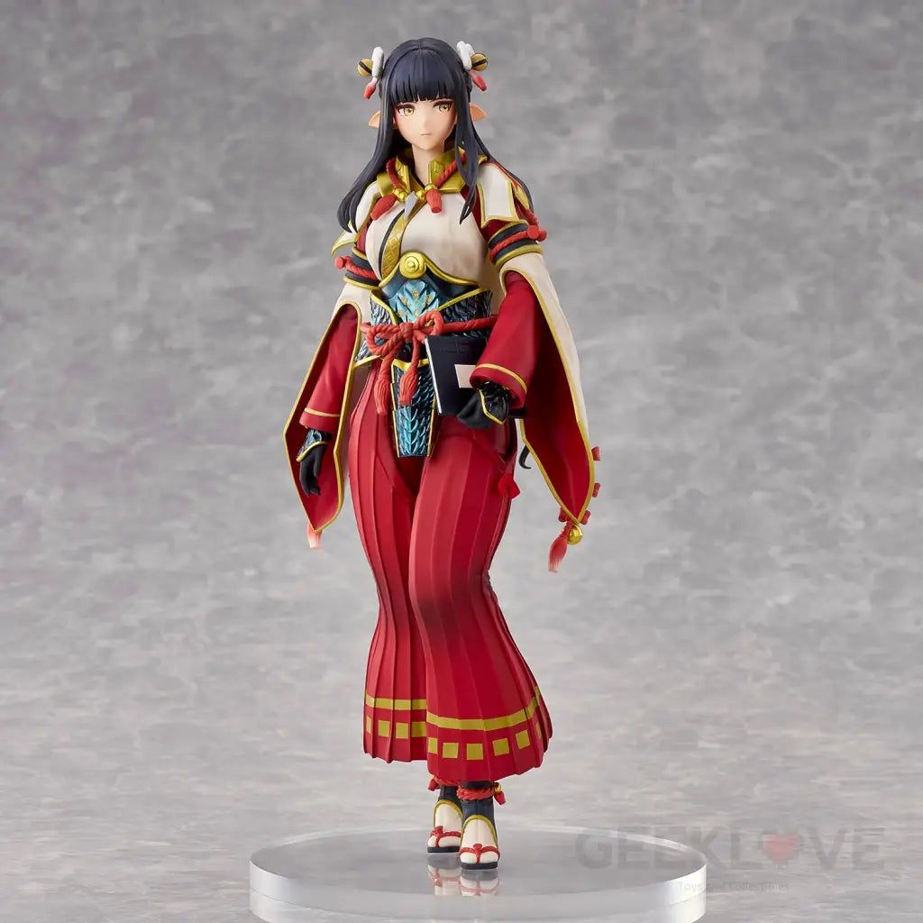 Monster Hunter Rise: Minoto The Hub Maiden Statue